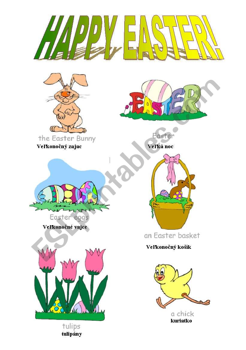 easter worksheet