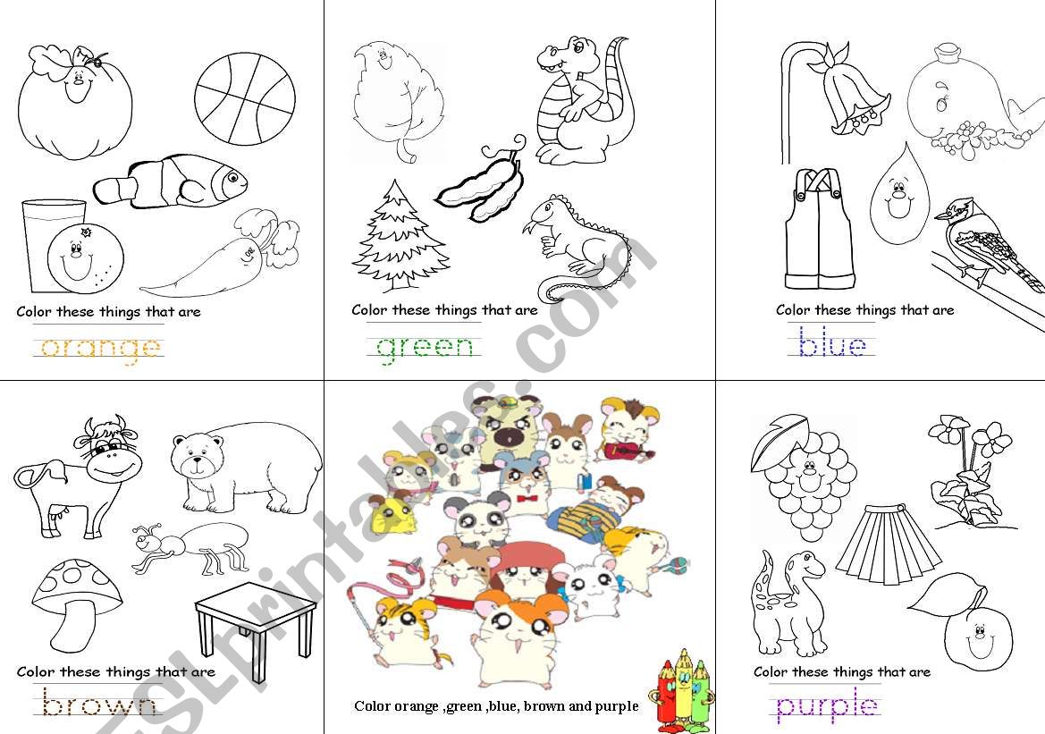 colors worksheet