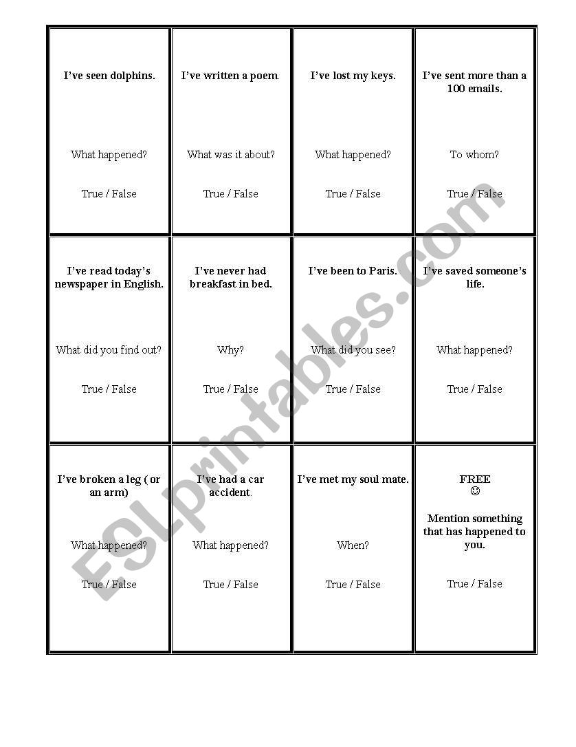 The big liar worksheet