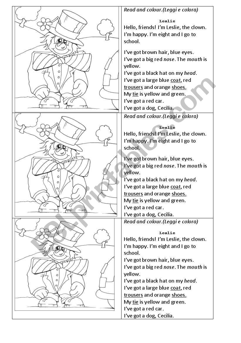 LESLIE worksheet