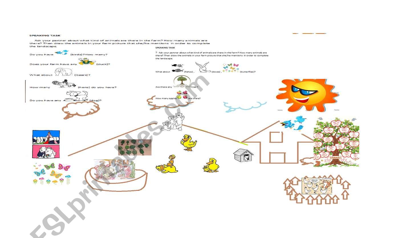 farm animals worksheet