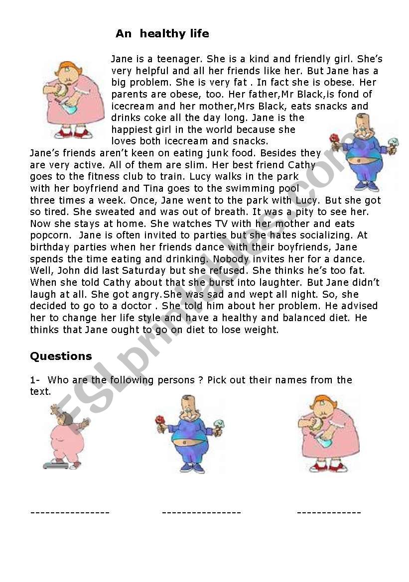 Keeping fit / Giving advice worksheet