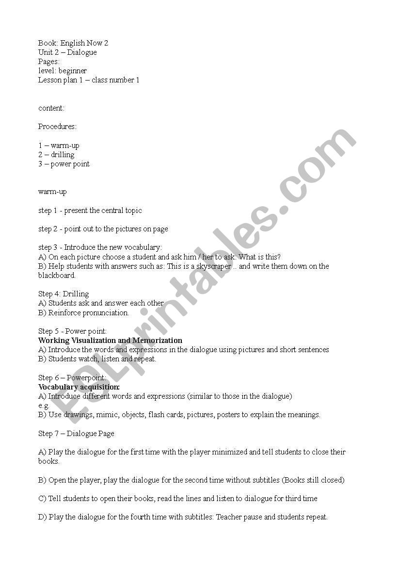 lesson plan  worksheet