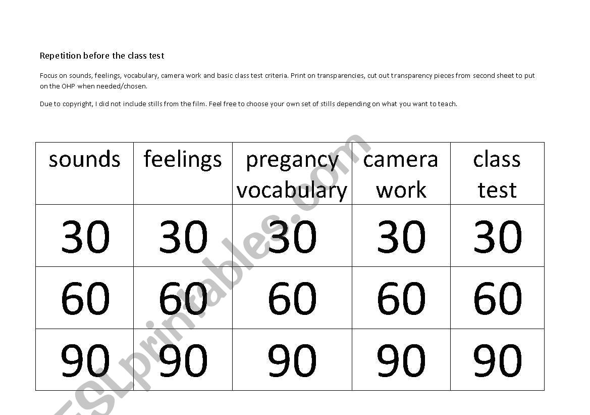 Juno Jeopardy worksheet