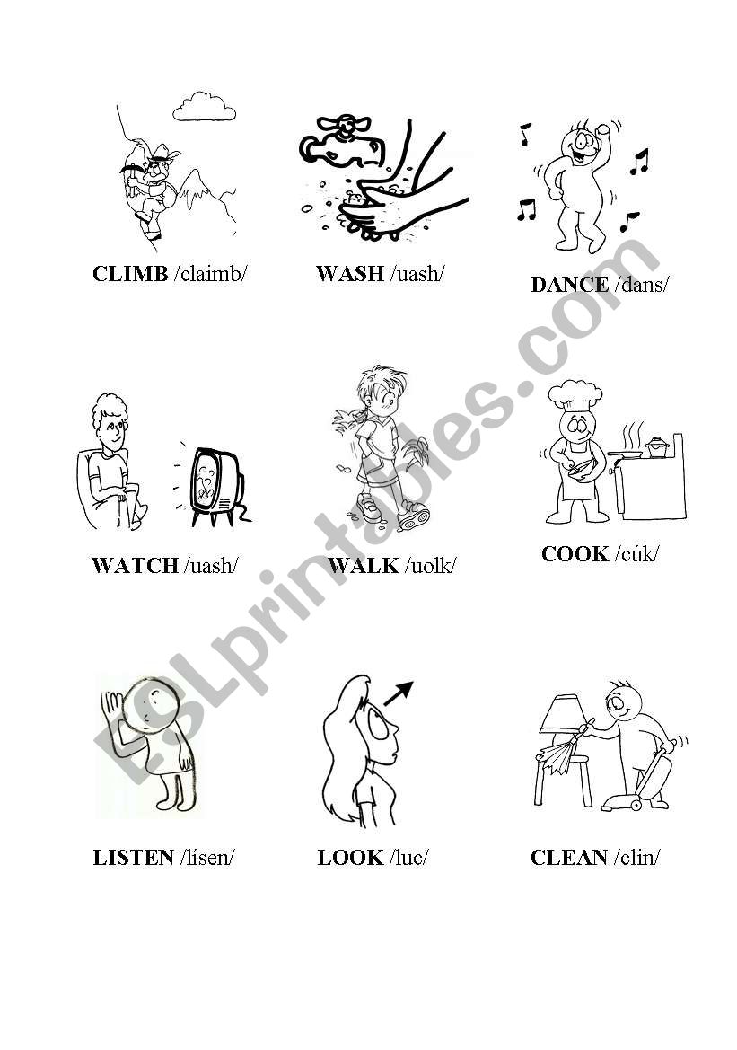 verbs worksheet