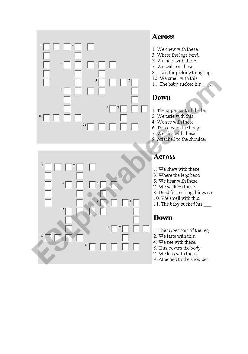 FOOD PUZZLE worksheet