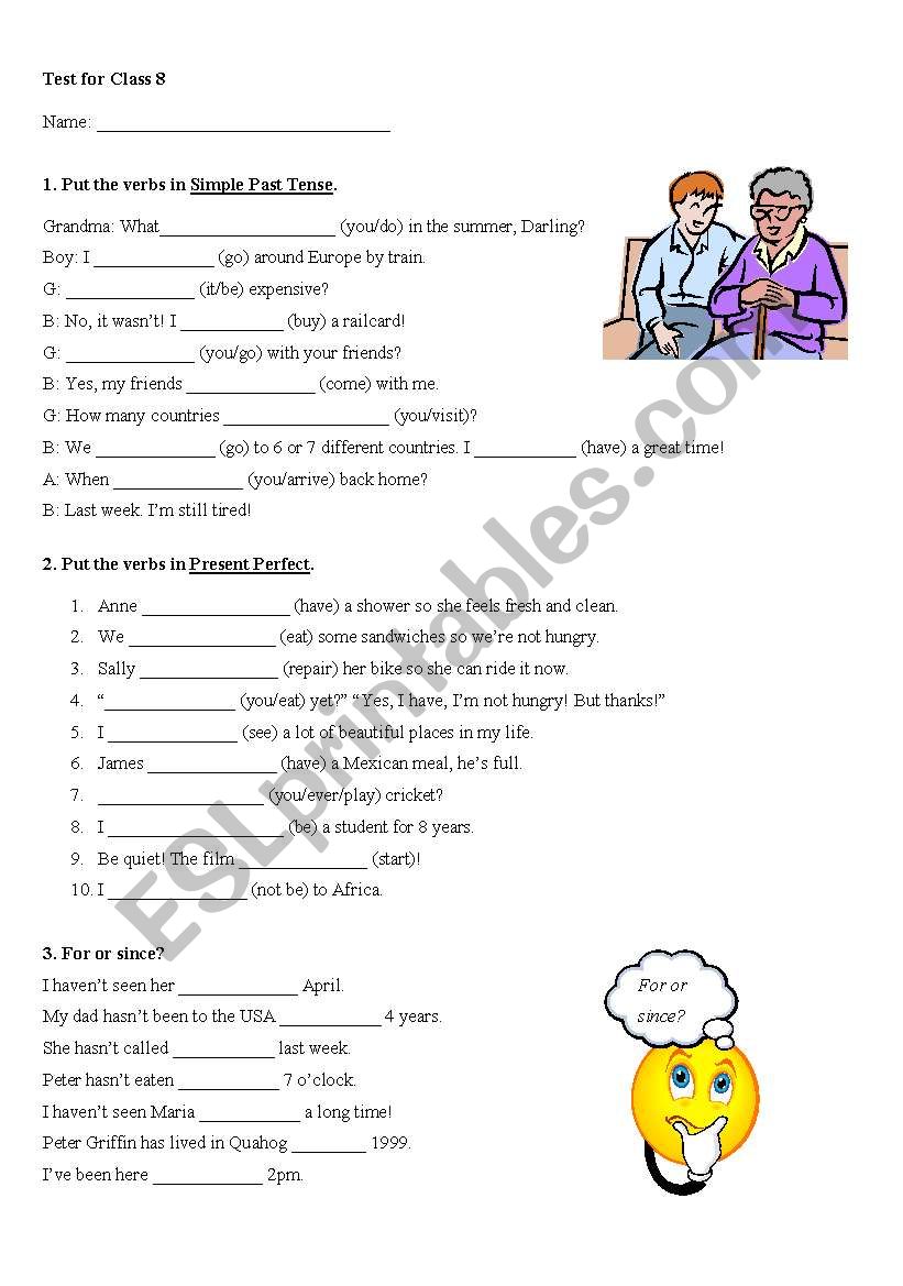 Simple Past or Present Perfect?