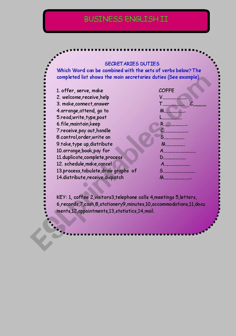 business-english-ii-esl-worksheet-by-pence