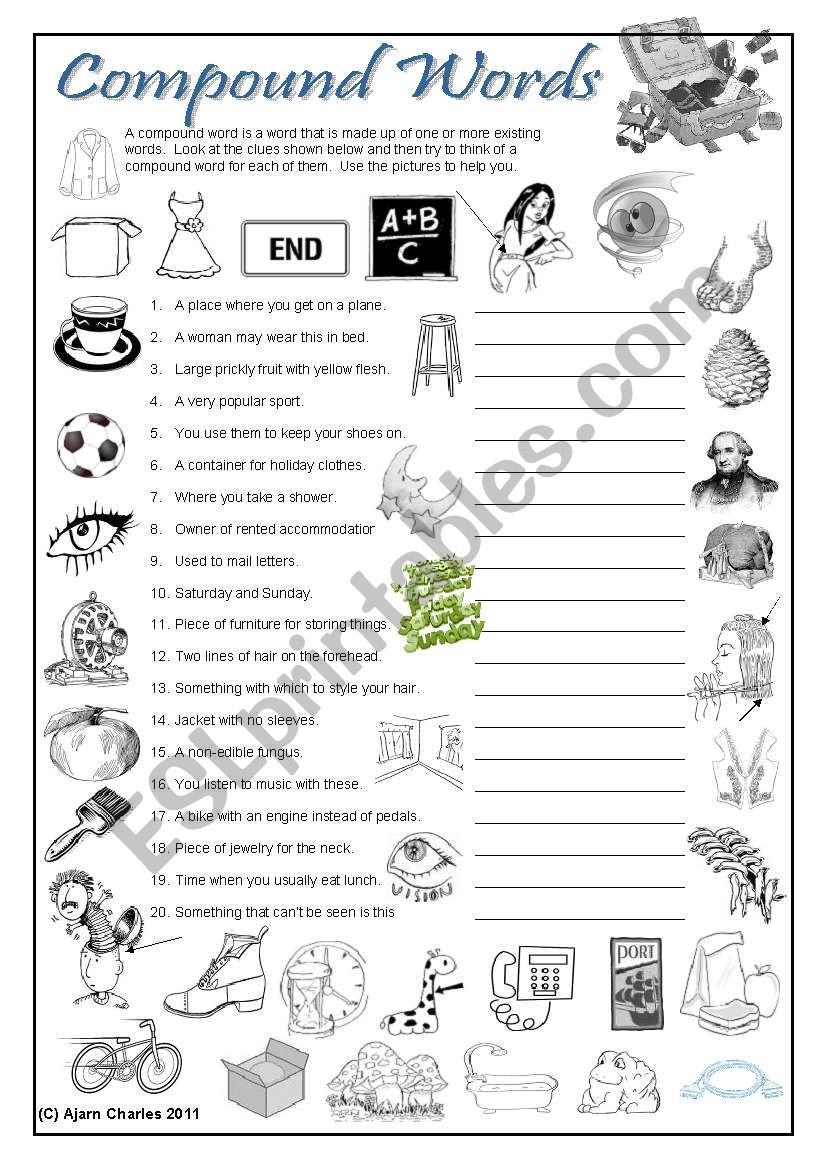 Compound Words worksheet