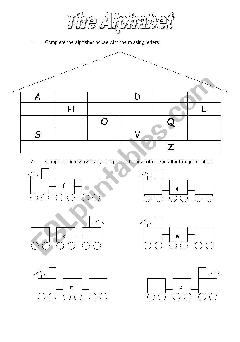 The Alphabet worksheet