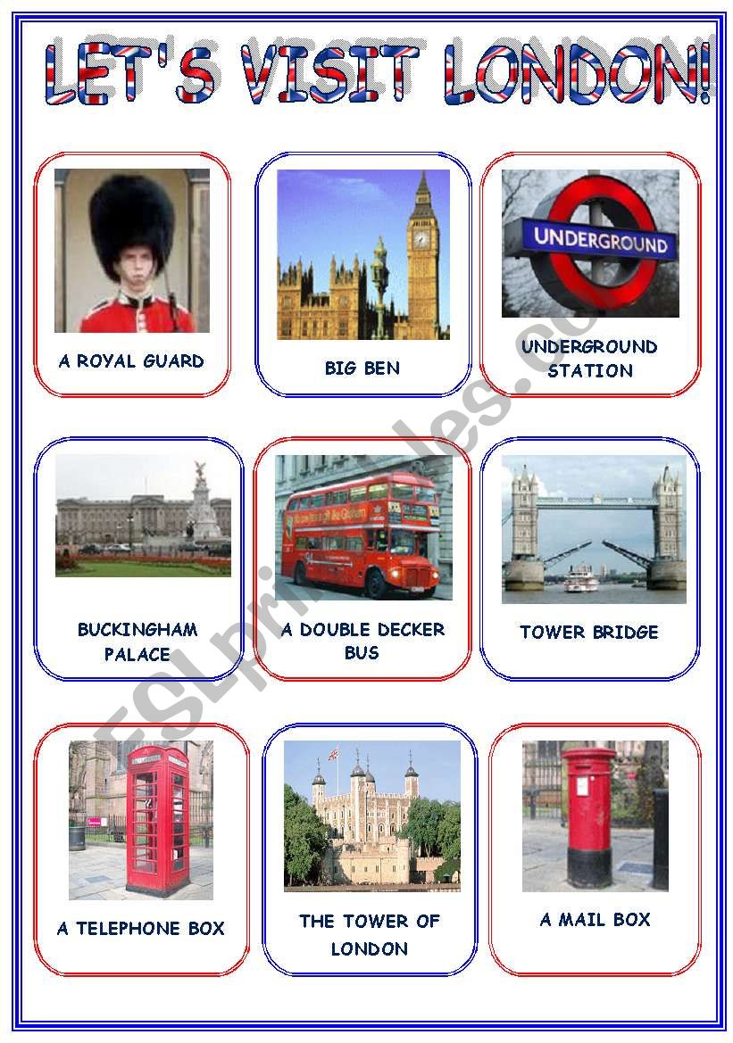 LETS VISIT  LONDON! (3 pages)