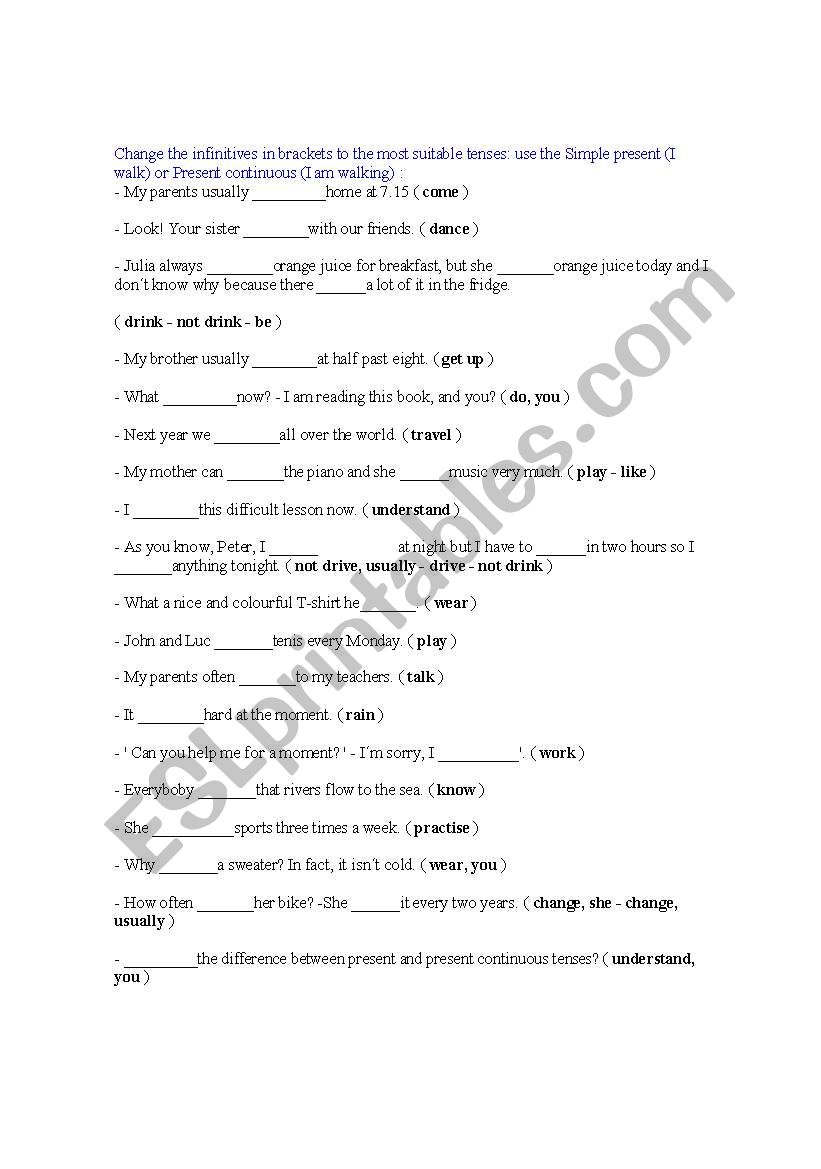 first worksheet worksheet