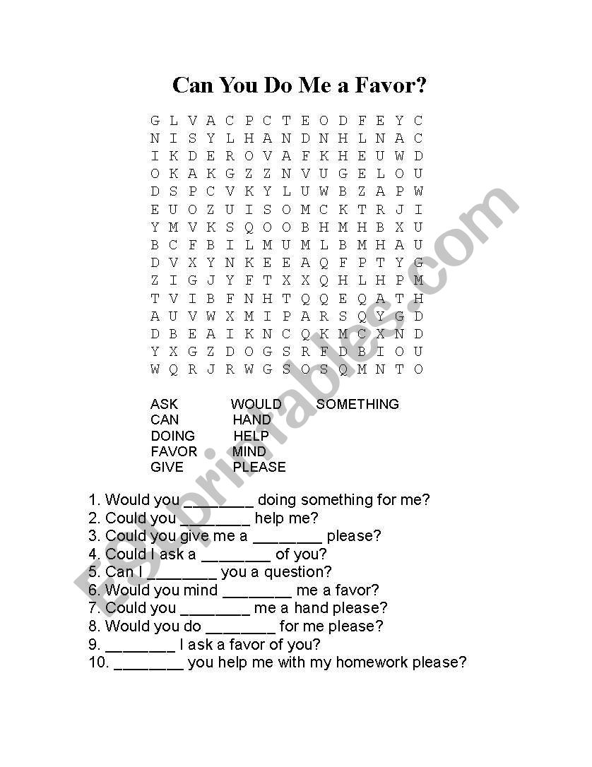 English Worksheets Can You De Me A Favour favour-meaning-what-is-favour-what-does-favour-mean-youtube