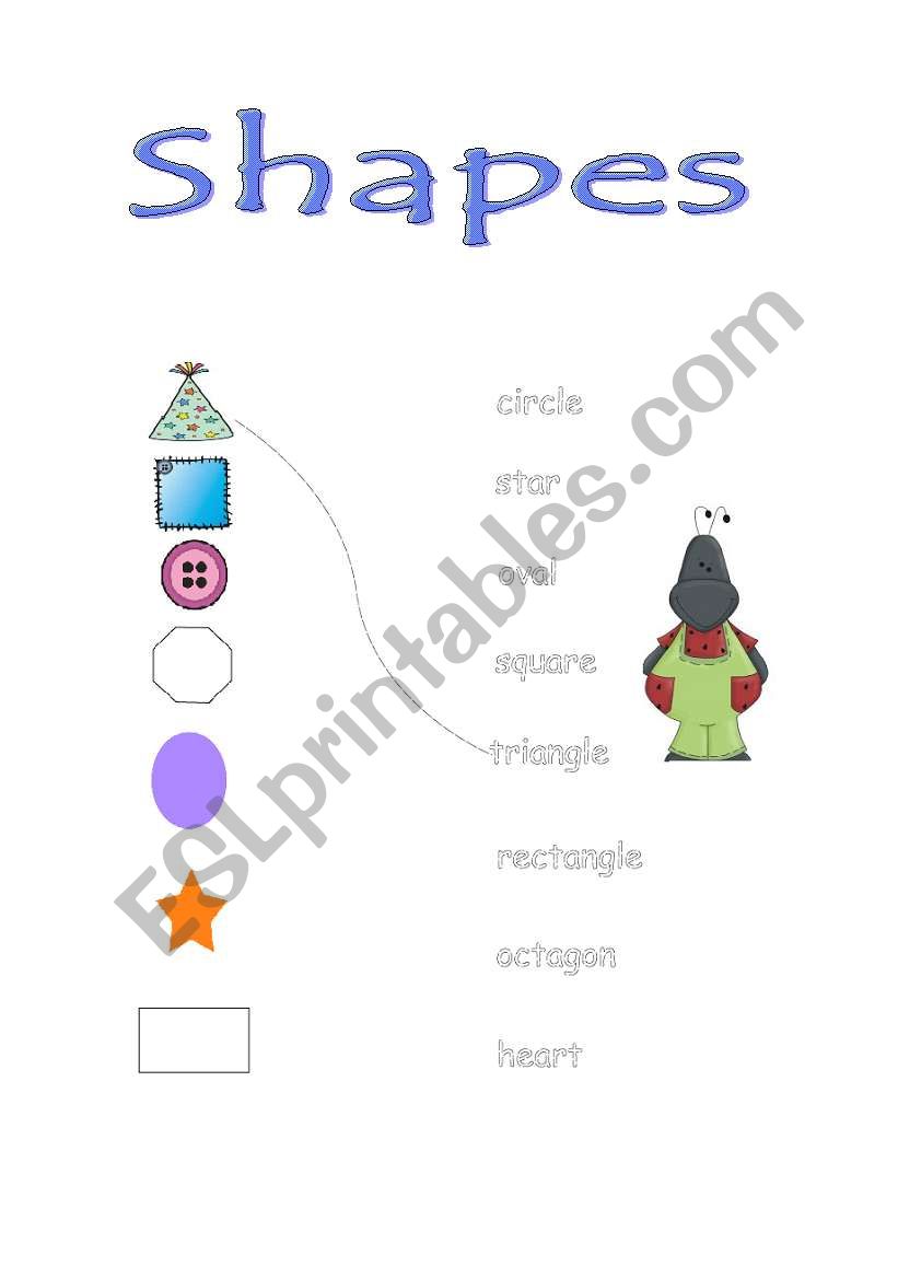 Shapes worksheet