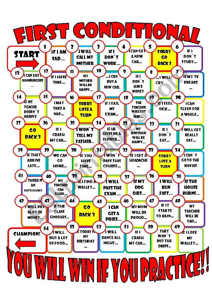 type one conditional board game