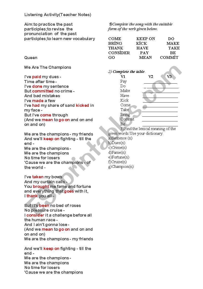 Lyrics of the song 