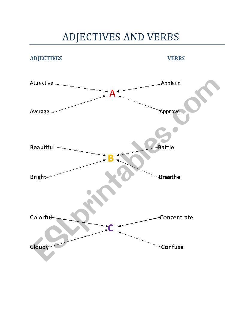 learning adjectives worksheet