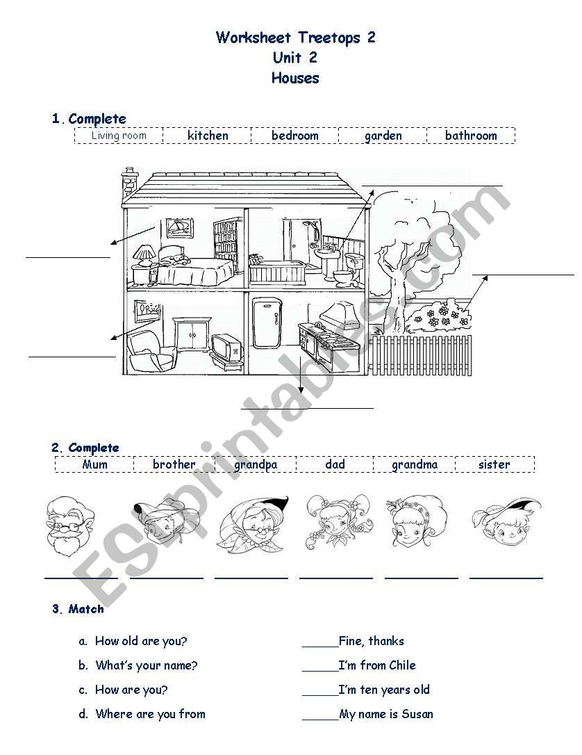 ROOMS AND FAMILY MEMBERS . TREETOPS 2