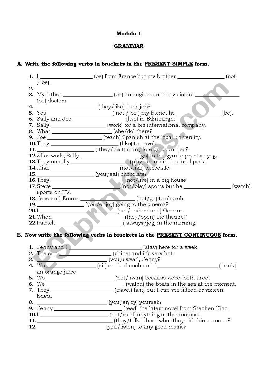 3rd form activities  worksheet