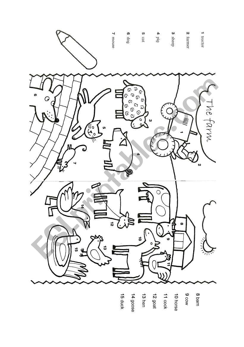 the farm worksheet