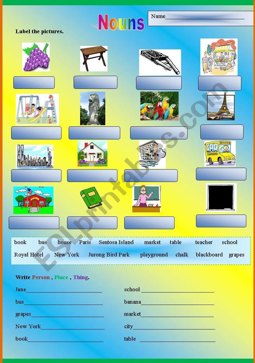 nouns-person-place-thing-esl-worksheet-by-chiangmai