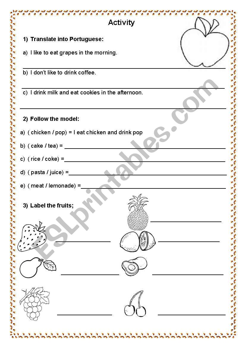worksheet worksheet