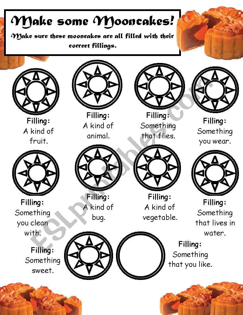 Mooncake Madness #1 worksheet