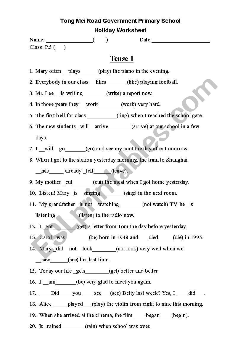 tense-esl-worksheet-by-chuifay