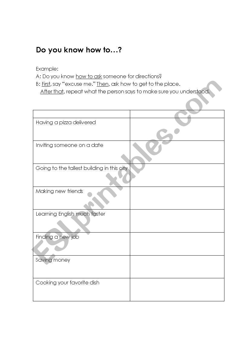 Imperative worksheet worksheet