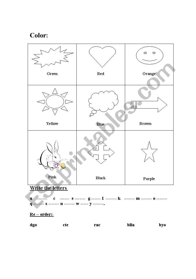 test worksheet