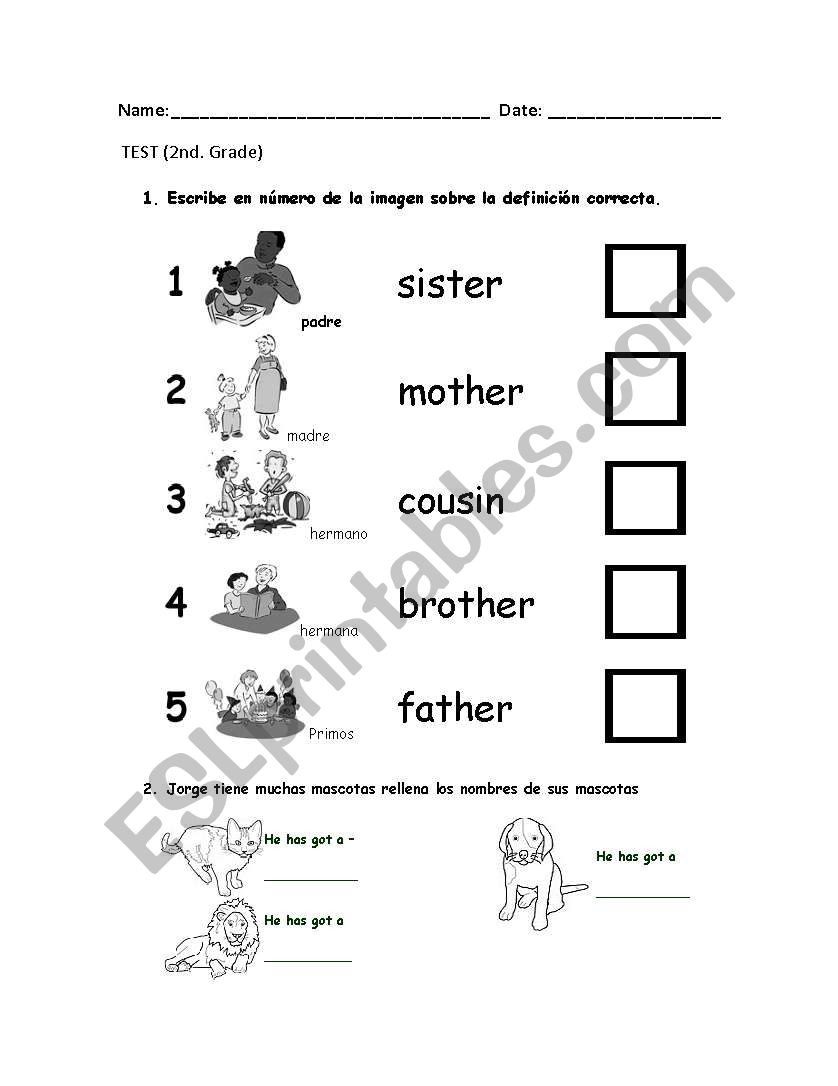 Test worksheet