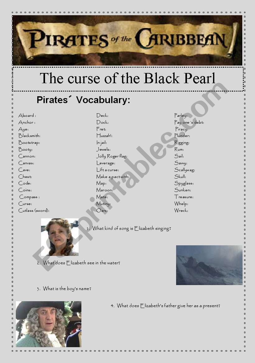 Pirates of the Caribbean: The curse of the Black Pearl