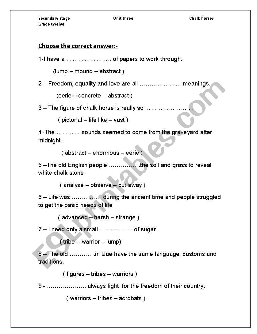 vocabulary worksheet worksheet