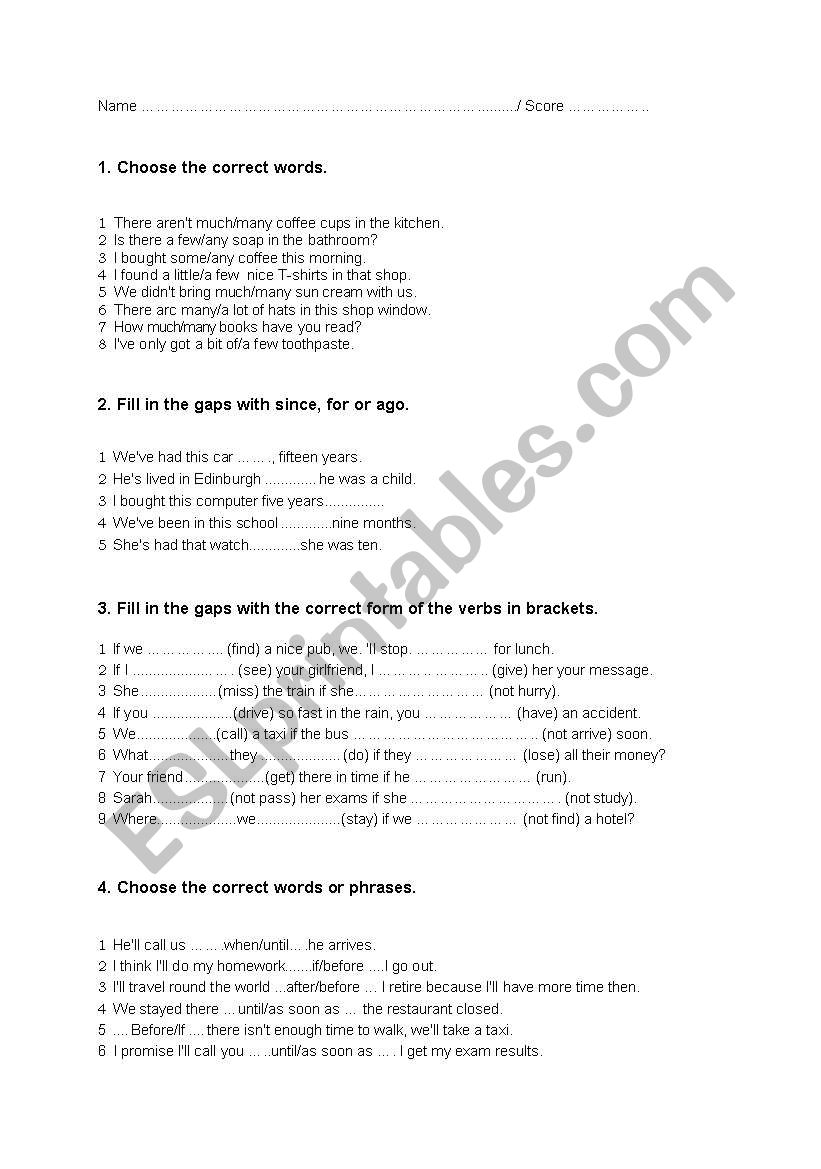 Face2Face Pre_intermediate test