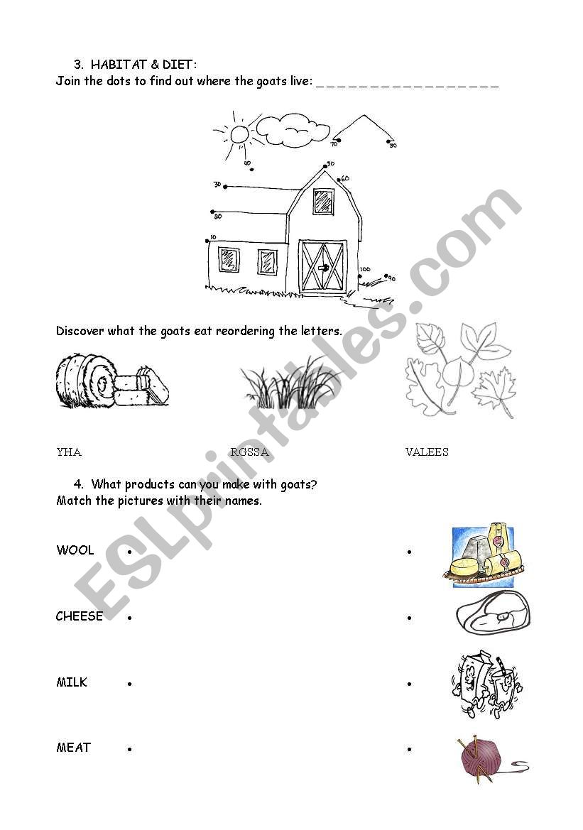 The Goat 2 worksheet