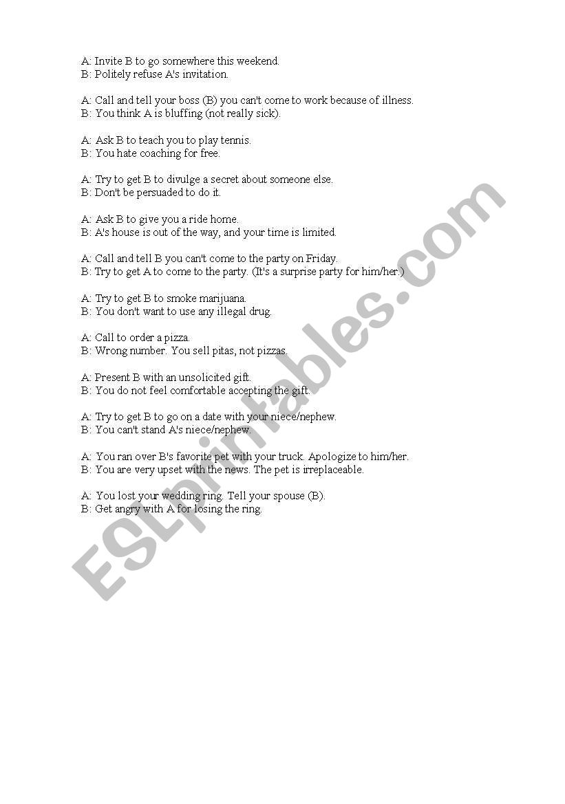dreams worksheet