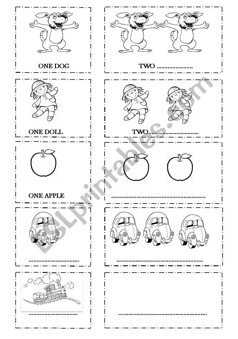 Plurals worksheet