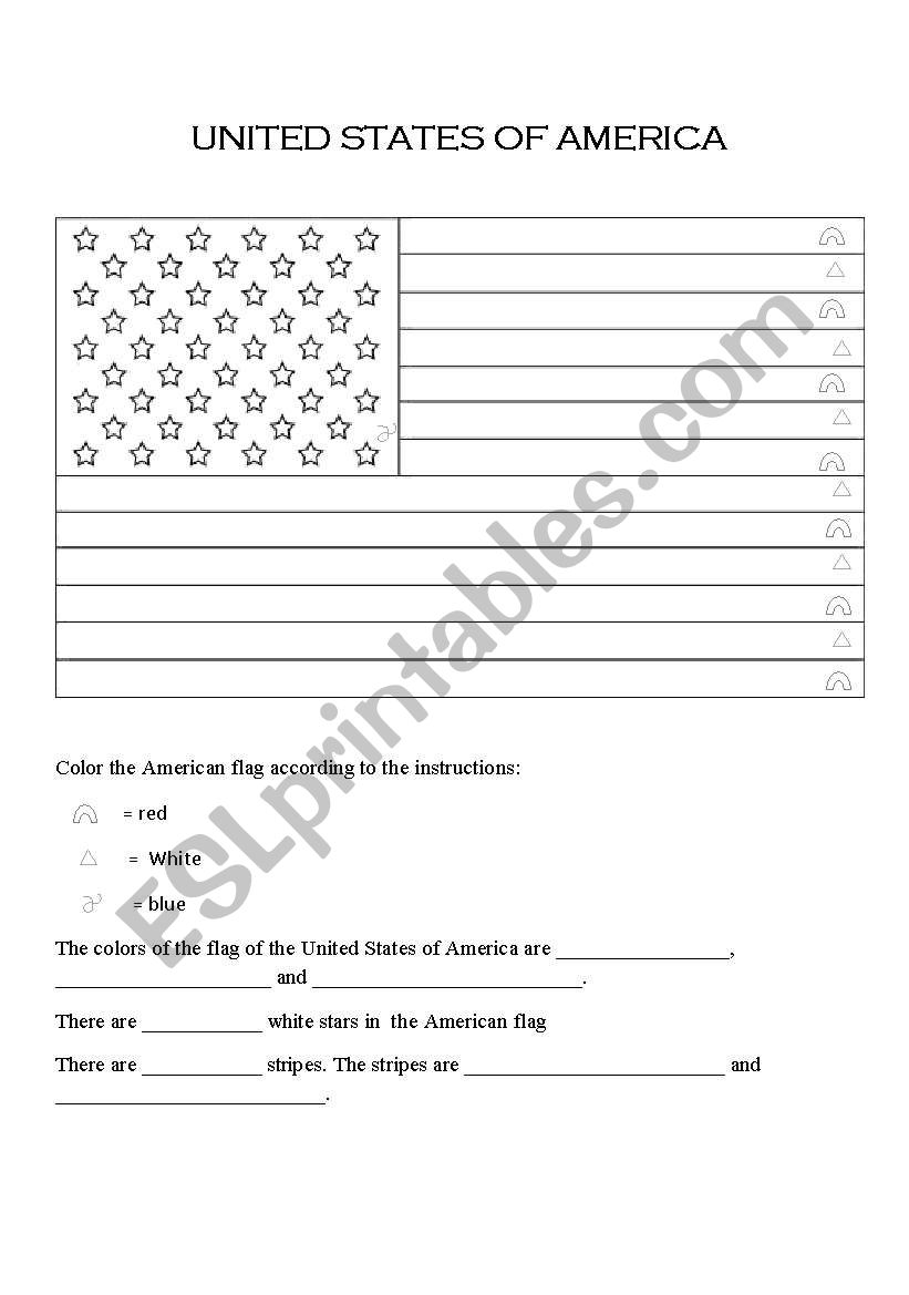 The Flag of the United States of America