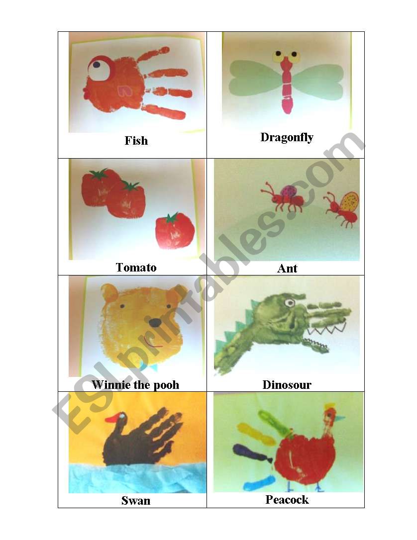 Handprint activity worksheet
