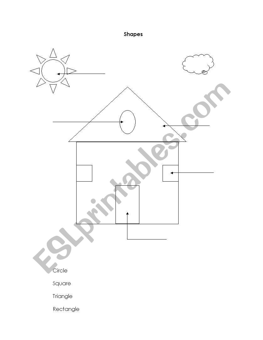 Shapes worksheet