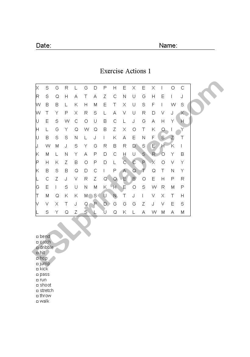 word puzzle worksheet