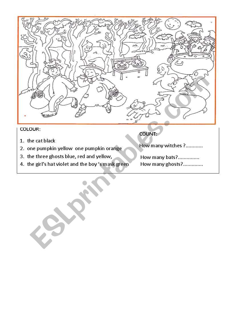 HALLOWEEN worksheet