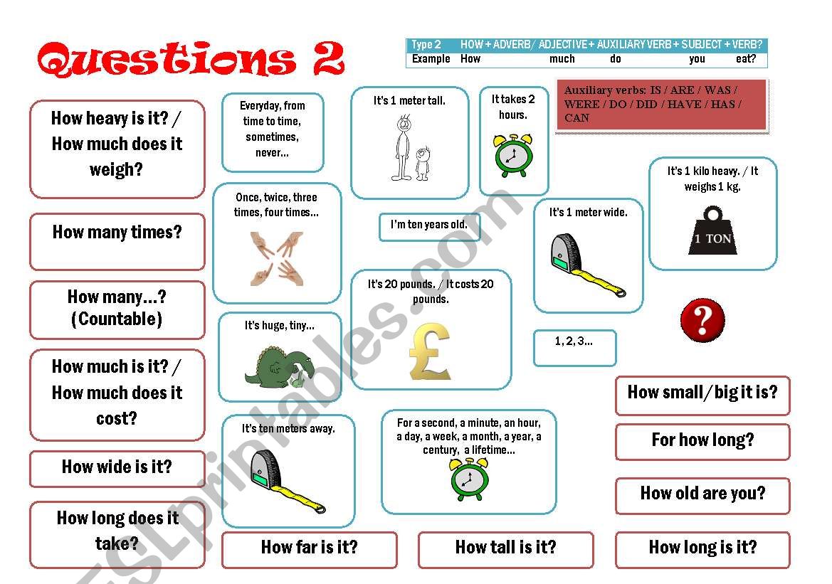 Questions 2 worksheet