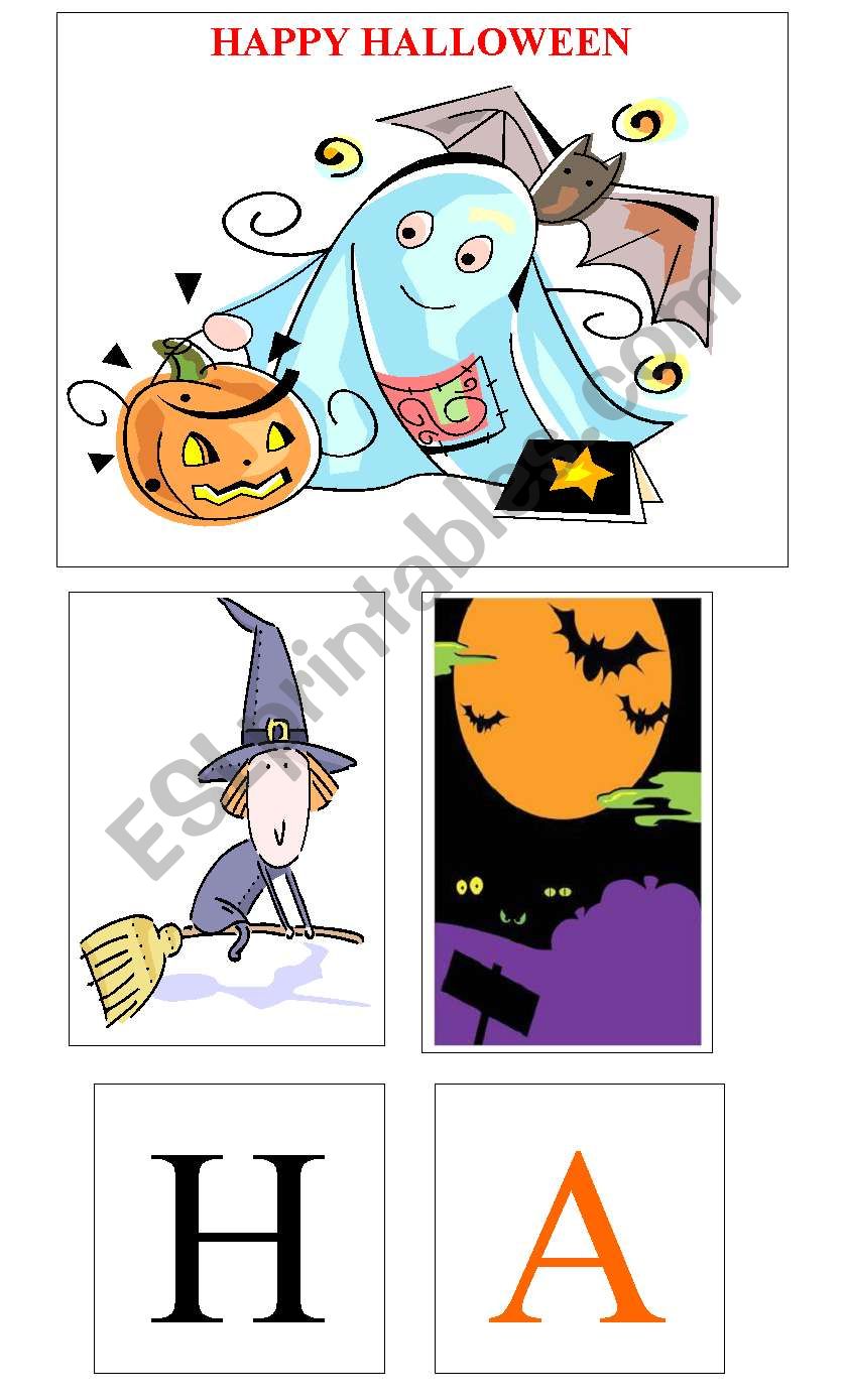 HALLOWEEN CARDS TO DECORATE YOUR CLASSROOM
