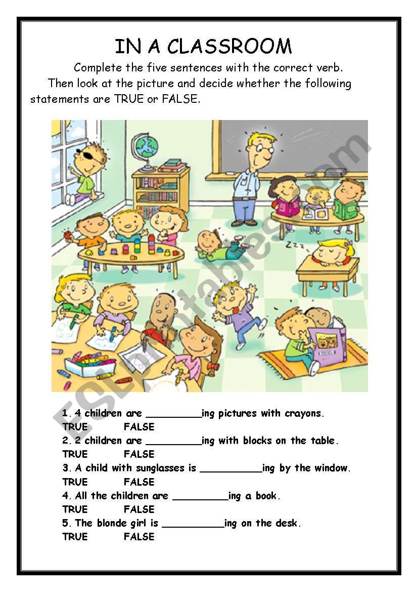 TRUE OR FALSE 2 worksheet