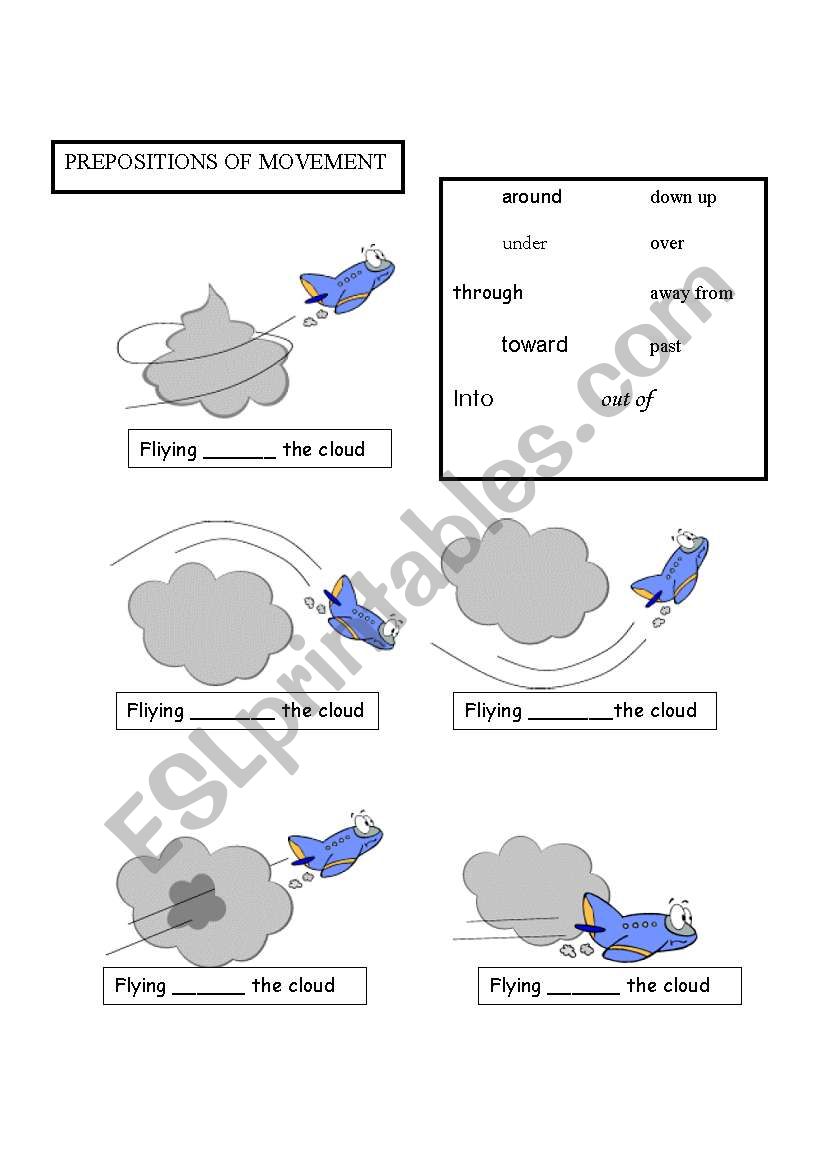 prepositions of movement - part I