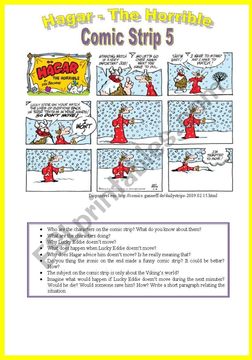 Hagar - Comic Strip 5 worksheet