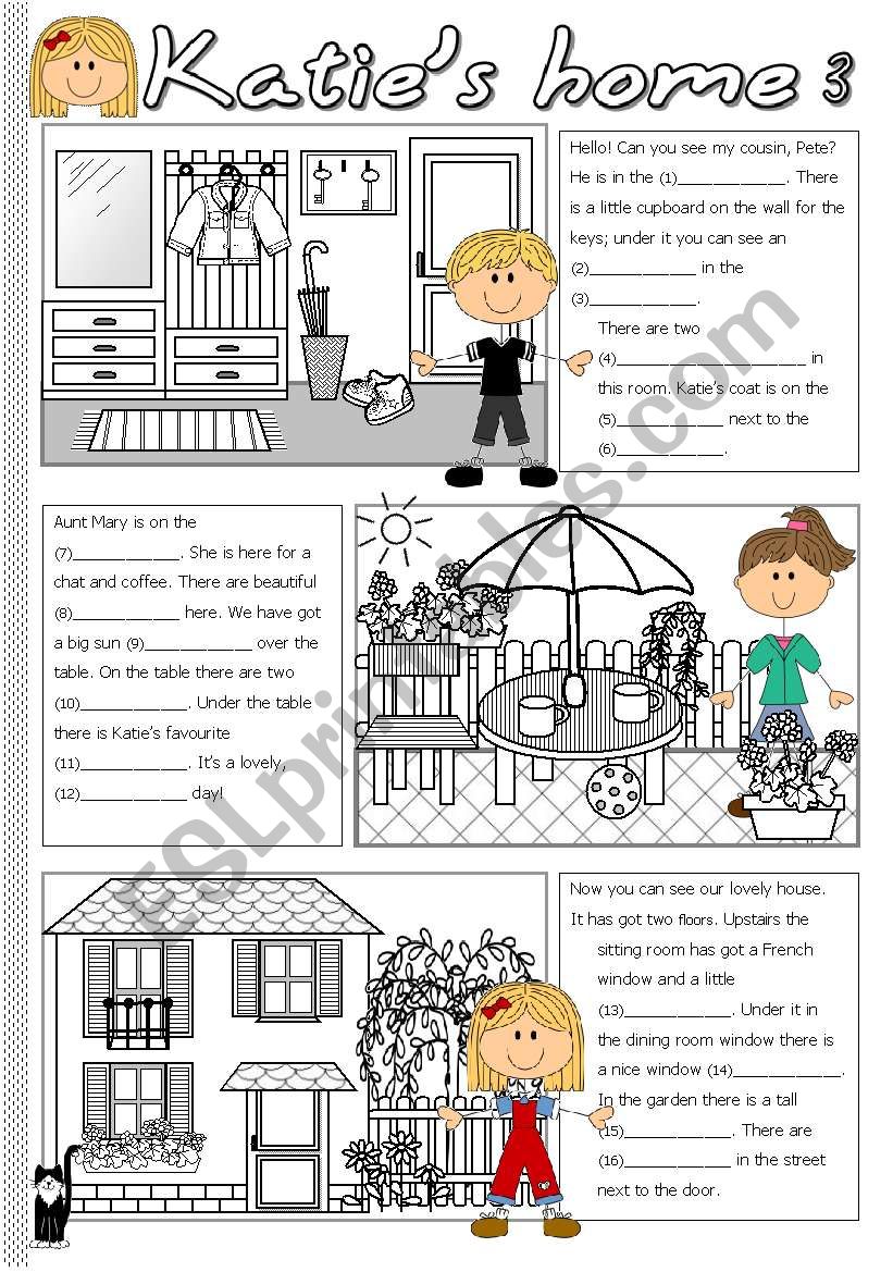 KatieÂ´s home 3 worksheet