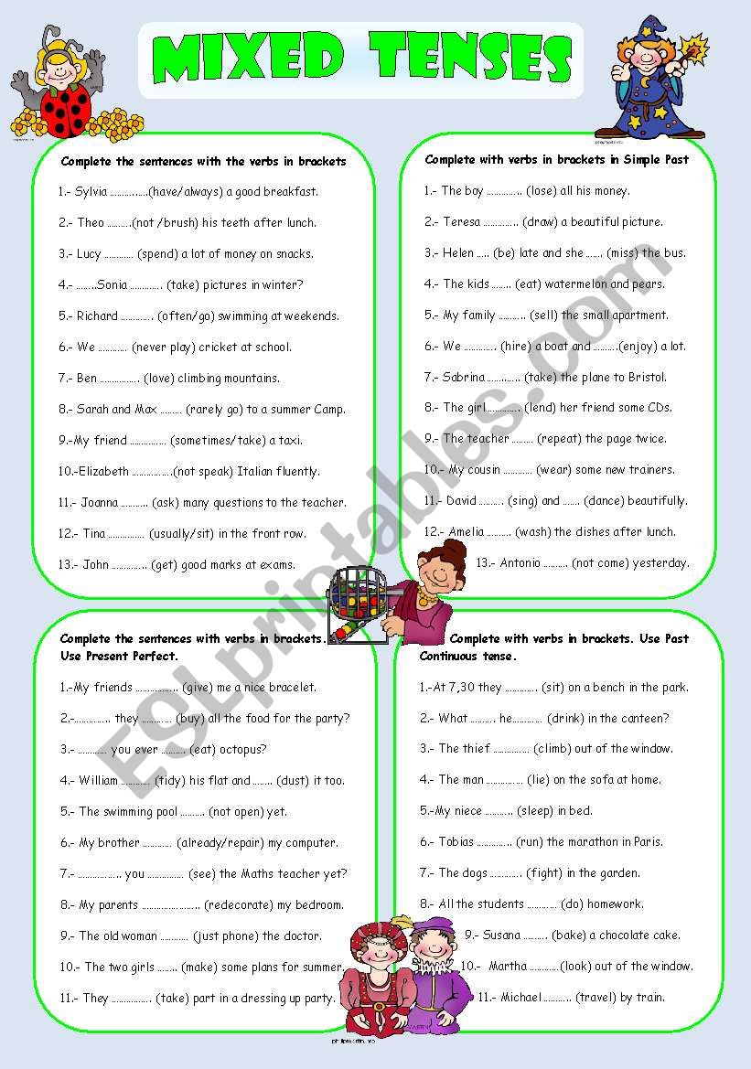 mixed-tenses-exercises-key-included-esl-worksheet-by-ukonka-802