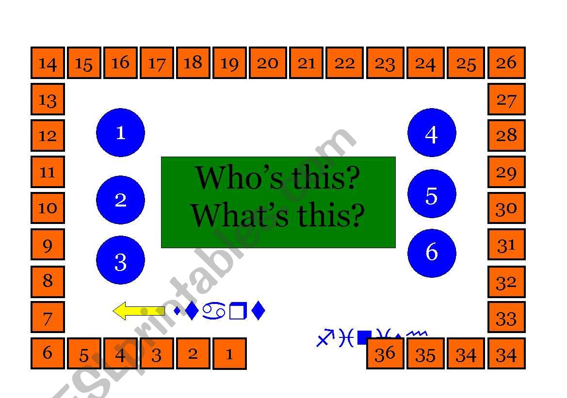 boardgame 1/5 worksheet